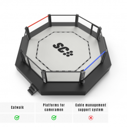 Cage MMA de compétition...